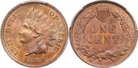 1889 Indian Cent. MS-64 RB (PCGS).
PCGS# 2173. NGC ID: 228H.

Estimate: $300