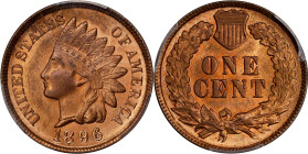 1896 Indian Cent. MS-64 RB (PCGS).
PCGS# 2194. NGC ID: 228R.

Estimate: $175