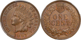 1897 Indian Cent. MS-63 BN (PCGS).
PCGS# 2196. NGC ID: 228S.

Estimate: $90