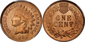 1899 Indian Cent. MS-66 RD (PCGS).
PCGS# 2204. NGC ID: 228U.

Estimate: $1100