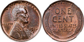 1916-D Lincoln Cent. MS-64 RB (NGC).
PCGS# 2490. NGC ID: 22BP.

Estimate: $202.5