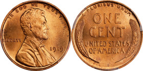 1919 Lincoln Cent. MS-64 RD (PCGS).
PCGS# 2515. NGC ID: 22BY.

Estimate: $100