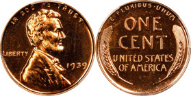 1939 Lincoln Cent. Proof-65 RD (PCGS).
PCGS# 3344. NGC ID: 22L6.

Estimate: $150