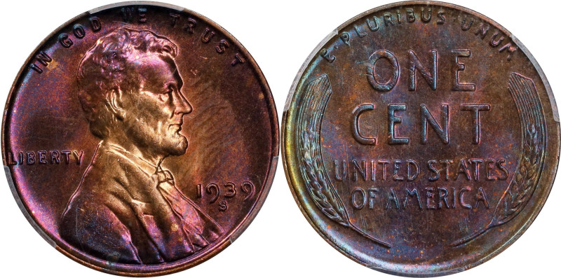 1939-S Lincoln Cent. MS-65 RB (PCGS).
PCGS# 2682. NGC ID: 22DS.

Estimate: $2...