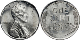1943-S Lincoln Cent. MS-65 (NGC).
The NGC slab has critical damage on the right edge, to the extent that the interior white gasket is exposed.
PCGS#...