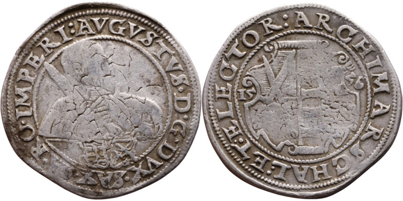 GERMANY, Sachsen-Albertinische Linie (electorate). August. 1556-1586. AR This we...