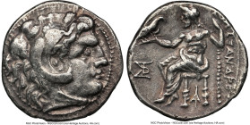MACEDONIAN KINGDOM. Alexander III the Great (336-323 BC). AR drachm (17mm, 1h). NGC Choice VF. Posthumous issue, Magnesia ad Maeandrum, ca. 319-305 BC...