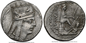 ARMENIAN KINGDOM. Tigranes II the Great (95-56 BC). AR tetradrachm (25mm, 15.89 gm, 12h). NGC AU 4/5 - 3/5. Tigranocerta, ca. 83-70 BC. Diademed and d...