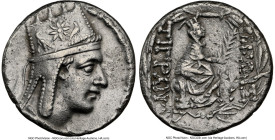 ARMENIAN KINGDOM. Tigranes II the Great (95-56 BC). AR tetradrachm (27mm, 15.50 gm, 12h). NGC XF 4/5 - 3/5, brushed. Tigranocerta, ca. 80-68 BC. Diade...