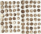 ANCIENT LOTS. Celtic. Gaul. Ca. mid 1st century BC. Lot of forty (40) AR quinarii. Fine-VF. Includes: Forty AR quinarii, various types and tribes. SOL...
