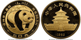 People's Republic gold "Panda" 50 Yuan (1/2 oz) 1983 MS68 NGC, Shanghai mint, KM71. HID09801242017 © 2024 Heritage Auctions | All Rights Reserved www....