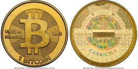 Casascius brass Unloaded (Redeemed) 1 Bitcoin (BTC) 2013 MS67 NGC, Ahonen-pg 94. Total Issued: 8,352. Series 2. Type PF2. 28.5mm. Firstbits 13C661cF. ...