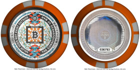 Satori 3-Piece Lot of plastic Loaded (Unredeemed) "Poker Chip - Orange" 0.001 Bitcoin (BTC) ND MS70 NGC, 1) Serial #036793 (post-fork). Firstbits: 1Jk...