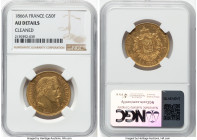 Napoleon III gold 50 Francs 1866-A AU Details (Cleaned) NGC, Paris mint, KM804.1,, F-548/6. HID09801242017 © 2024 Heritage Auctions | All Rights Reser...