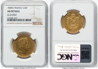 Napoleon III gold 50 Francs 1868-A AU Details (Cleaned) NGC, Paris mint, KM804.1, F-548/10. HID09801242017 © 2024 Heritage Auctions | All Rights Reser...