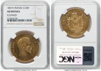 Napoleon III gold 100 Francs 1857-A AU Details (Cleaned) NGC, Paris mint, KM786.1, F-550/4. HID09801242017 © 2024 Heritage Auctions | All Rights Reser...