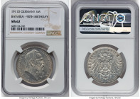 Bavaria. Otto "90th Birthday of Prince Regent Luitpold" 3 Mark 1911-D MS62 NGC, Munich mint, KM998, J-49. HID09801242017 © 2024 Heritage Auctions | Al...