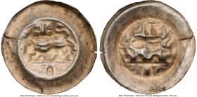 Brunswick-Luneburg 4-Piece Lot of Certified Assorted Bracteates NGC, 1) Otto das Kind Bracteate ND (1213-1252) - MS61, Bonhoff-391var 2) Wilhelm or He...