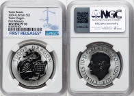 Charles III Pair of Certified silver Proof "Tudor Dragon" 2 Pounds (1 oz) 2024 NGC, 1) silver Reverse Proof "Tudor Dragon" PR70, Mintage: 500. 2) silv...