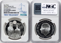 Charles III silver Proof "Han Solo & Chewbacca" 2 Pounds (1 oz) 2024 PR70 Ultra Cameo NGC, Mintage: 3,010. Star Wars series. First Releases. HID098012...