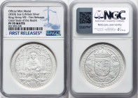 "King Henry VIII Seal" silver Matte Proof Official Mint Medal (2 oz) ND (2024) PR70 NGC, Mintage: 1,000. Great Seals of the Realm series. First Releas...