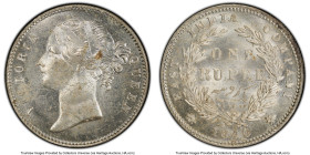 British India. Victoria Pair of Certified Rupees 1840-(c or b) MS62 PCGS, Calcutta mint, KM458.2, S&W-3.33. HID09801242017 © 2024 Heritage Auctions | ...