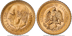 Estados Unidos gold Restrike 2-1/2 Pesos 1945 MS67 NGC, Mexico City mint, KM463, Fr-169R. HID09801242017 © 2024 Heritage Auctions | All Rights Reserve...