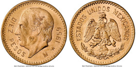 Estados Unidos gold Restrike 10 Pesos 1959-M MS66 NGC, Mexico City mint, KM473, Fr-166R. HID09801242017 © 2024 Heritage Auctions | All Rights Reserved...