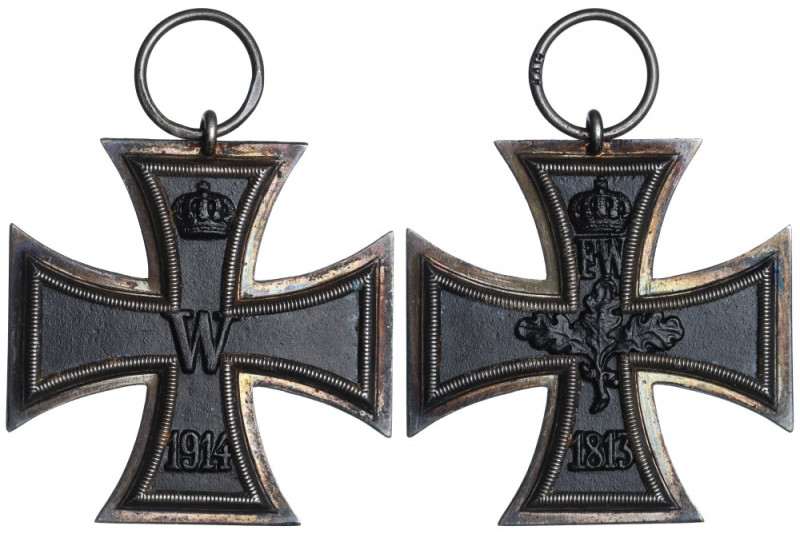 Germany, WWI Iron Cross II class - K.A.G. Ładny egzemplarz. Koluszko z sygnaturą...