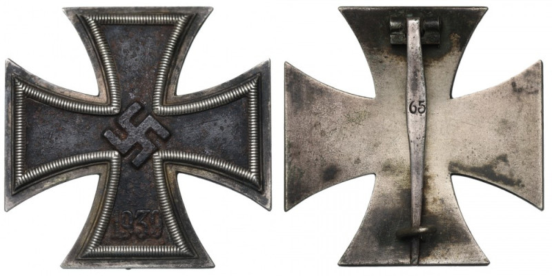 Germany, III Reich, Iron cross I Class - Klein & Quenzer A.G. Idar/Oberstein Ład...