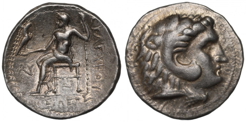 Seleucid Kingdom, Seleukos I Nikator, Tetradrachm Piękny przykład tej emisji. Aw...