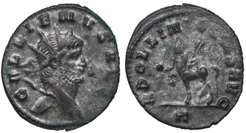 Roman Empire, Gallienus, Antoninian Bardzo ładny przykład tej emisji. Awers: gło...