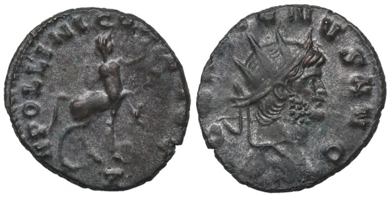 Roman Empire, Gallienus, Antoninian Bardzo ładny przykład tej emisji. Awers: gło...