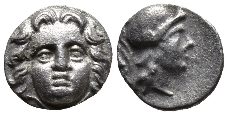 PISIDIA. Selge. Circa 350-300 B.C. AR obol. (10mm, 0.8 g). Gorgon head facing / ...
