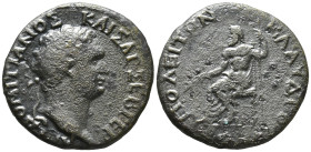 Bithynia, Bithynium Claudiopolis. Domitian, AD 81-96. AE. (25mm, 9,7 g) ΑΥΤ ΔΟΜΙΤΙΑΝΟΣ ΚΑΙΣΑΡ ΣΕΒ ΓΕΡ; laureate head of Domitian, right. / ΚΛΑΥΔΙΟΠΟΛΕ...