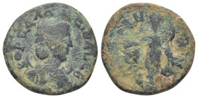Bithynia, Nicaea, Salonina 254-268 AD. AE (22mm, 5,89 g.). KOP CAΛΩNEINA CEB Diademed and draped bust of Salonina to right. Rev. ΝΙΚΑΕΩΝ Demeter stand...