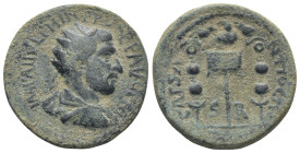 PISIDIA. Antioch. Philip I the Arab (244-249). Ae. (26mm, 11,42 g) Obv: IMP M IVL PHILIPPVS AV. Radiate, draped and cuirassed bust right. Rev: COLON C...