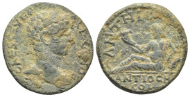 Pisidia. Antioch. Severus Alexander AD 222-235. Bronze Æ (24mm., 8,43 g). IMP CAES SEVER ALEXANDER, laureate head right / ANTHIO, ANTIOCH COL in exerg...