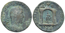 Seleucis and Pieria. Antioch. Trebonianus Gallus AD 251-253. Bronze Æ (29mm., 15,36 g). AVTOK K Γ OYIB TPEB ΓAΛΛOC CEB; laureate, draped, and cuirasse...