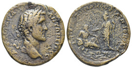 THRACE, Philippopolis. Antoninus Pius. AD 138-161. Æ (31mm, 18,53 g). AV T AI AΔPIA ANTΩNEINOC, laureate head right / ΦIΛIΠΠOΠOΛEITΩN, Statue of Tyche...