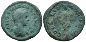Troas. Alexandreia. Elagabalus AD 218-222. Bronze Æ (19mm, 4,4 g) ANTONINVS PIVS AVG; laureate, draped and cuirassed bust of Elagabalus, right, seen f...