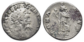 SEPTIMIUS SEVERUS (193-211). Denarius. (16mm, 3.28 g) Laodicea. Obv: L SEPT SEV PERT AVG IMP II. Laureate head right. Rev: BONA SPES. Spes advancing l...