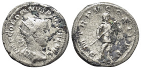 Gordian III, 238 - 244 AD Silver Antoninianus, Rome Mint, (22mm, 5.0 g) Obverse: IMP GORDIANVS PIVS FEL AVG, Radiate, draped and cuirassed bust of Gor...