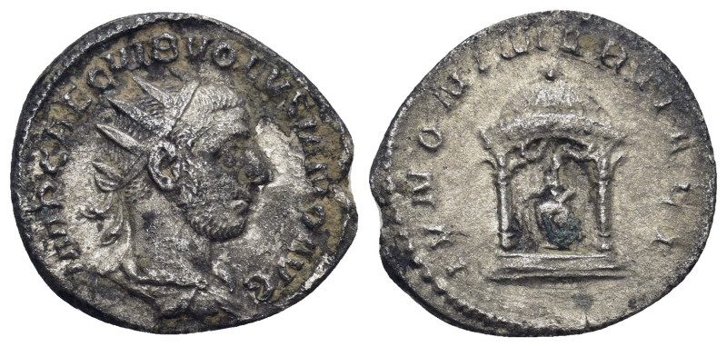 Volusian, 251-253. Antoninianus (19mm, 3.0 g), Rome. IMP CAE C VIB VOLVSIANO AVG...