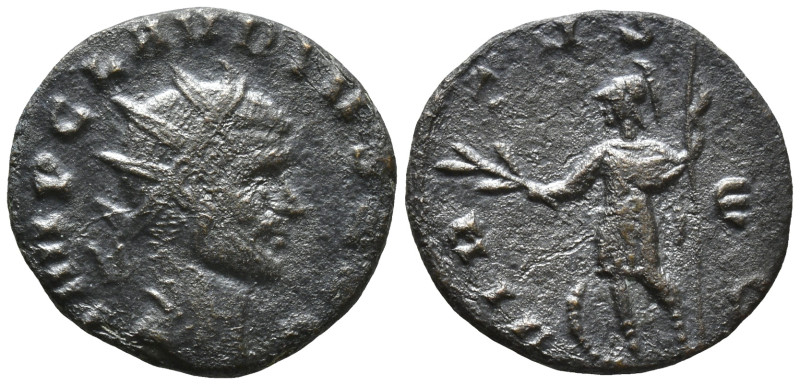 Claudius II, 268-270. Silvered billon Antoninianus (17mm, 2,7 g.), Rome mint, AD...