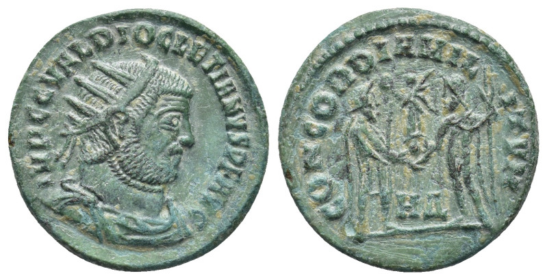 Diocletian (284-305) AE Antoninianus (20mm, 3,0 g) Heraclea, 292. Obv: IMP C C V...