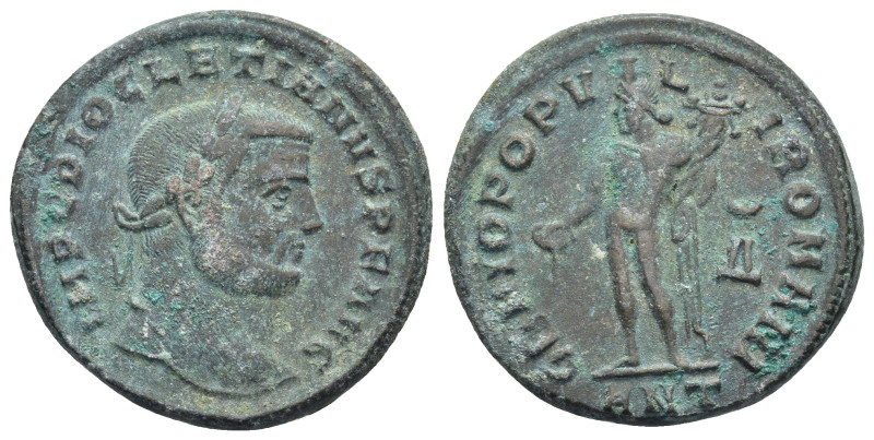 Diocletian AD 284-305. Antioch Follis Æ (26mm, 9,96 g) IMP C DIOCLETIANVS P F AV...
