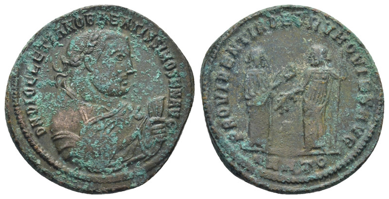 Diocletian. As Senior Augustus, AD 305-311/2. Æ Follis (24mm, 6.0 g,). Abdicatio...