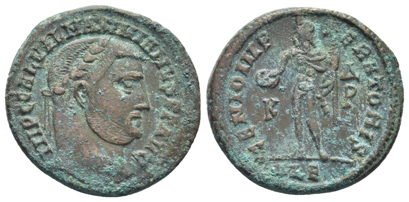 Maximinus II Daia (305-313 AD). AE Nummus (23mm, 7,45 g), Alexandria, 308-310. O...