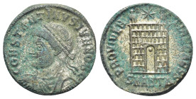 Constantine II. As Caesar, A.D. 317-337. Æ 3 (19mm, 3,28 g). Antioch, A.D. 330-334. CONSTANTINVS IVN NOB C, laureate, draped and cuirassed bust left /...